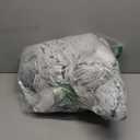 Large grey plush stuffed animal rabbit with long, floppy ears