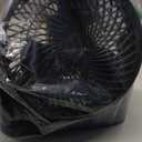 Amazon Basics Air Circulator Desk Fan for Bedroom, Home and Office, 90-Degree Tilt Head, 3 Speed Settings, Cooling, 35 Watts, Black, 11.1"W x 6.3"D x 10.9"H