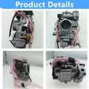 16046-HP1-601 Carburetor Compatible with Honda TRX450R & TRX450ER 2006-2014 Replace 16100-HP1-603 16100-HP1-843 16100-HP1-901 ATV Carb Assembly