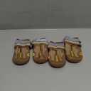 QUMY Dog Shoes for Large Dogs, Medium Dog Boots & Paw Protectors for Winter Snowy Day, Summer Hot Pavement, Water-Resistant in Rainy Weather, Outdoor Walking, Indoor Hardfloors Skid-Resistant Sole, 2, Khaki 