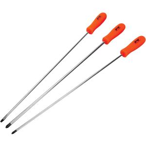 Performance Tool W924 Long Shaft Screwdriver Set, 3-Piece