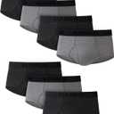 Hanes Men's Tagless Briefs, Soft Moisture Wicking Underwear, Tagless, 7-pack (Medium)