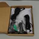 Solar Panel Charger for Ring Camera, Compatible with Ri ng Stick Up Cam, Stick Up Cam Pro, Ring Spotlight Cam Plus/Pro, 6W5V 13ft Charging Cable (Black-2Pack)