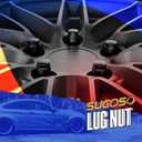 M12x1.5 Lug Nuts, 16pcs 6 Spline LugNut with Socket for Polaris RZR, ATV 12x1.5 Black Wheel LugNuts for Ranger XP 900/1000 Can Am X3 Honda Pioneer 1000 General RZR Turbo/Turbo S on UTV's Wheels