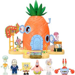 Toy Building Brick Blocks Toys Sets Display Box kit Action Figures Pineapple House Patrick Stone Star Home for Boys and Girls Kids Age 2-4, 3-5, 5-7, 8-12 Fans Gift (2313 pcs)