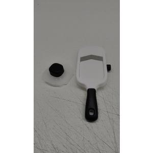 Hand-held Mandoline Slicer, White, 11.3" X 4.5" X 2.5"