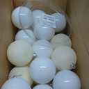 White 2.5" Christmas Balls Christmas Tree Decoration Ornaments Shatterproof Hanging Balls for Birthday Halloween Holiday Wedding Decorations Set of 24pcs