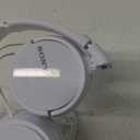 Sony ZX Series Wired On-Ear Headphones, White MDR-ZX110
