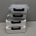 HOMBERKING Borosilicate Glass Meal Prep Containers with Locking Lids, Glass Food Storage Containers Set, Airtight Lunch Bento Boxes, BPA-Free & Leak Proof, 36oz & 14oz, Freezer, Oven Safe