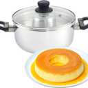 IMUSA 3Qt Double Boiler/Bao Maria w/8in Flan Inner Pan - 20cm