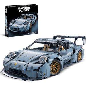Sports Race Car Building Set Kit for Boys & Adults, 1:14 MOC Toys Racing Model Car Kits, Birthday Gift for Boys Kids Age 8-14 12-16