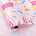 3 x Merture Colorful Wrapping Paper Roll - 17 In X 16.5 Ft