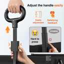 NWH Collapsible Wagon Cart with Wheels Foldable, 360LBS Large Capacity Portable Folding Utility Heavy Duty Beach Wagons Cart with All-Terrain Wheels for Groceries Shopping, Camping, Sports, Garden (120L)