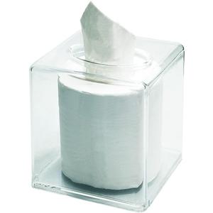 Square Clear Acrylic Tissue Box Covers, Big Bathroom Facial Napkin Box Holders, Table Clear Dryer Sheet Dispenser for Bathroom, Kitchen and Cars