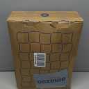 Bedsure Fluffy Duvet Cover Set - Ultra Soft Plush Shaggy Comforter Cover Queen Size, Warm Flannel Fleece Bed Sets for Winter, 3 Pieces (Striped Pattern, Coconut White) (Queen (90" x 90"))