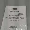 Transparency Film for Inkjet Printer, Overhead Projectors Film, Letter Size, Acetate Sheets for Crafts, 8.5x11 inch 50-Pack