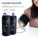 Braun ExactFit 3 Blood Pressure Monitor for Home Use, Blood Pressure Machine, Color-Coded, High BP Monitor, 2 Upper Arm Cuff Sizes, 80 Memory Slots