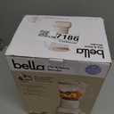 bella 10 Speed Countertop Blender, Juicer & Smoothie Maker, Fits-anywhere Kitchenware, Slim Flip & Store Design, Dishwasher Safe 48oz Capacity Pitcher & Lid, Stainless Steel Blade, 450 Watt, Oatmilk