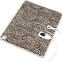 Heating Pad-Electric Heating Pads for Back,Neck,Abdomen,Moist Heated Pad for Shoulder,Knee,Hot Pad for Arms and Legs,Dry&Moist Heat & Auto Shut Off(Leopard Print, 20''24'')