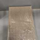 MIULEE Set of 2 Waffle Bathroom Rugs, Boho Bath Rugs Non Slip Washable, Super Absorbent Bath Mats, Ultra Soft Rubber Backed Shower Mats for Bathroom Floor, Tub and Shower, Brown, 18x30 Inch