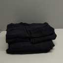 GLAMBURG Ultra Soft 8-Piece Towel Set - 100% Pure Ringspun Cotton, Contains 2 Oversized Bath Towels 27x54, 2 Hand Towels 16x28, 4 Wash Cloths 13x13 - Ideal for Everyday use, Hotel & Spa - Black