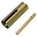 Crank shaft Adapter Taper Convert a 7/8 to a 1inch shaft for Generator High Pressure Washer Engine Bushing Straight Shaft Adapter Taper, Steel