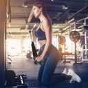 A2ZCARE Deluxe Tricep Rope Cable Attachment, 27 & 36 Inch Rope Length, Non-Slip & Easy to Grip with Snap Hook for Gym & Home Workout