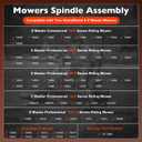 127-0560 Lawn Mower Spindle Assembly Compatible with Toro Lawn Z Master Professional 7500-D, 7000, 6000, 5000, 3000 Series, Fits Z Master Commercial 3000 & GrandStand Mower, Replace #1270560
