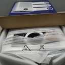 Air Purifiers for Home Large Room, Cover Up to 2400 Ft with True HEPA Filter, Smart Mode, PM2.5 Air Quality Display, 22dB Sleep Mode, Aromatherapy with 2X-Purification & 360Air Outlet, HAP603, White