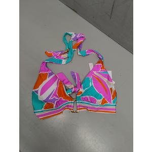 Trina Turk Women's Amalfi Triangle Bikini Top, Adjustable, Tie Back, Swimwear Separates
Size: 10