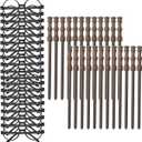 Cosplay Party Supplies Set - Wand Pencil, Black Glasses with Round Frame No Lenses for Birthday Party, Kid Gifts, School Reward,Halloween Decorations 12pcs Each