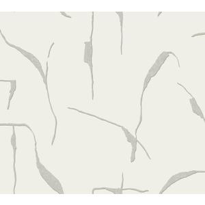 Nikki Chu Ivory Coast Navy and Glint Premium Peel and Stick Wallpaper, PSW1653RL