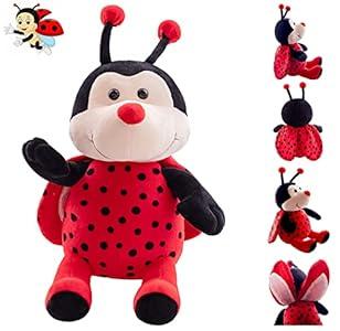 Cute Bumblebee Stuffed Animals Super Soft Yellow Bee Plush Toys Stuffed Honeybee Plushies Animal with Wings Honey Bee Plush Doll Animal Toy for Kids & Lovers 13 INCH