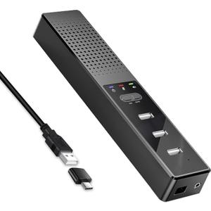 Conference Speaker and Microphone,pc Speakers,360° Voice Coverage, Advanced Noise Reduction, USB-C Plug & Play, Compatible with Zoom and MS Team