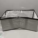 Dayacoco Underbed Storage with Wheels, 2 Pack Under Bed Storage Containers with Clear Lids, No Assembly Required 10.1 inch Rolling Under Bed Storage for Clothes, Grey