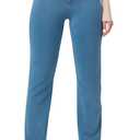 HUE Women's Super Soft Stretch High Rise Straight Leg Denim Leggings (X-Large)