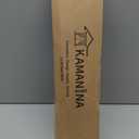 KAMANINA Black Curtain Rod 32 to 58 inch(2.6-4.8ft), 1 inch Adjustable Single Curtain Rods for Windows 28 to 48 inch, Decorative Drapery Rod with Twisted Cage Finials