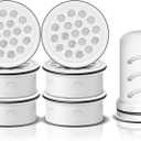 Water Filter Replacement for Lifestraw Home Dispenser 18 C/Glass Pitcher 7 C/Plastic Pitcher 10 C/Plastic Pitcher 7 C.6 Activated Carbon + Ion Exchange Filter and 1 Membrane Micro Filter (6+1)