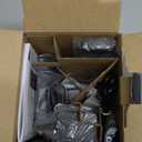 Panasonic Cordless Phone with Answering Machine, Advanced Call Block, Bilingual Caller ID and High-Contrast Display, Expandable System with 1 Handset Cordless Telephone - KX-TGD830M (Metallic Black)