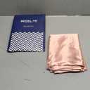 BEDELITE Satin Pillowcase with Zipper 2 Pack, Coral Pillow Cases Standard Size, Super Soft and Cooling Similar to Silk Pillow Cases, Gift for Women Men(20x26 Inches)