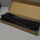 Fomcet Over The Table Rod Stand with Clamps 13"-42'' Tall 29"-98" Length Metal Black Adjustable Table Arch Hanging for Wedding Birthday Party Christmas Anniversary Decoration