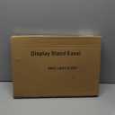 Gold Easel Stand for Sign, Vintage Decorative Adjustable Floor Metal Display Easel with Chain Support for Wedding Signs, Art, Posters, Pictures, Welcome Signs, Suitable for Home, Parties, Galleries