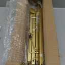 Gold Easel Stand for Sign 47" Heavy Duty Metal Easel with 4-Tier Height & Adjustable Angle Elegant Art Easel for Wedding Sign, Welcome Boards, Display, Event Easy Assembly, Storage Bag Included