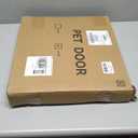 Dog Gate Indoor,18"-45" Adjustable Extra Wide Metal Short Dog Gate to Step Over, 18" Tall Small Pet Gate with 3 Extension Kits, Pressure Mounted for Doorways & Stairs (White)