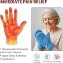 Hot & Cold Therapy Gloves | Ice & Heat Pain Relieving Mittens | Microwavable & Freezable, Arthritis, Finger & Hand Injuries, Carpal Tunnel - Small, Medium