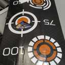 2-Pack Tactical Bunker & Foldable Battlefield Obstacles 59x34 Combat Battle Zone Fort, Compatible with Laser Tag, Foam Blaster, Birthday Activities, Party Supplies + Interactive Target Board