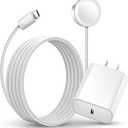 Fast Charging Cable for Apple Watch Charger,USB C 20W Plug Adapter for iPhone/iWatch,Portable USB C Wireless Fast Charger Compatible with Apple Watch Series Ultra/9/8/7/SE/6/5/4/3/2/1-White