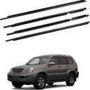 munirater Weatherstrip Window Moulding Trim Seal Belt Replacement for 2003-2009 Land Cruiser Prado and GX470