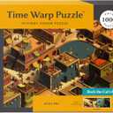 Time Warp Puzzle Series 1  Day to Night Hidden Scene | 1000 Piece Jigsaw Puzzle for Adults | Discover a Story that Transforms as You Build | Giftable Magic Puzzle Art (Rock the Cat's Paw)