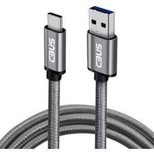 CBUS 6ft USB to USB C Cable Fast Charging Cord Type-C for Samsung Galaxy S25/S24/Plus/Ultra/FE, A35/A16/A15/A14 5G, Flip, Moto G Power/Play/Stylus, TCL 50/40/XE/LE Heavy-Duty Braided (Space Gray) CBUS 6ft USB to USB C Cable Fast Charging Cord Type-C for Samsung Galaxy S25/S24/Plus/Ultra/FE, A35/A16/A15/A14 5G, Flip, Moto G Power/Play/Stylus, TCL 50/40/XE/LE Heavy-Duty Braided (Space Gray)